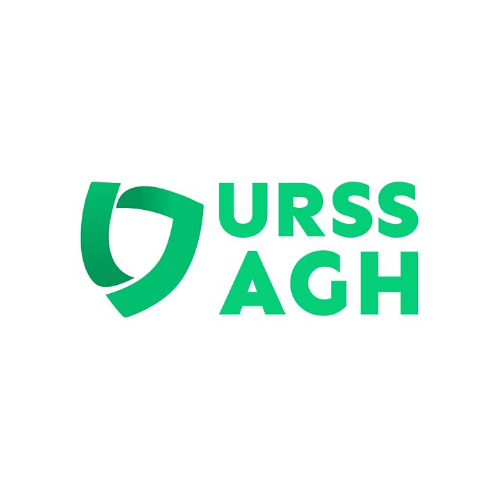 Logo Uczelnianej Rady Samorządu Studentów AGH.