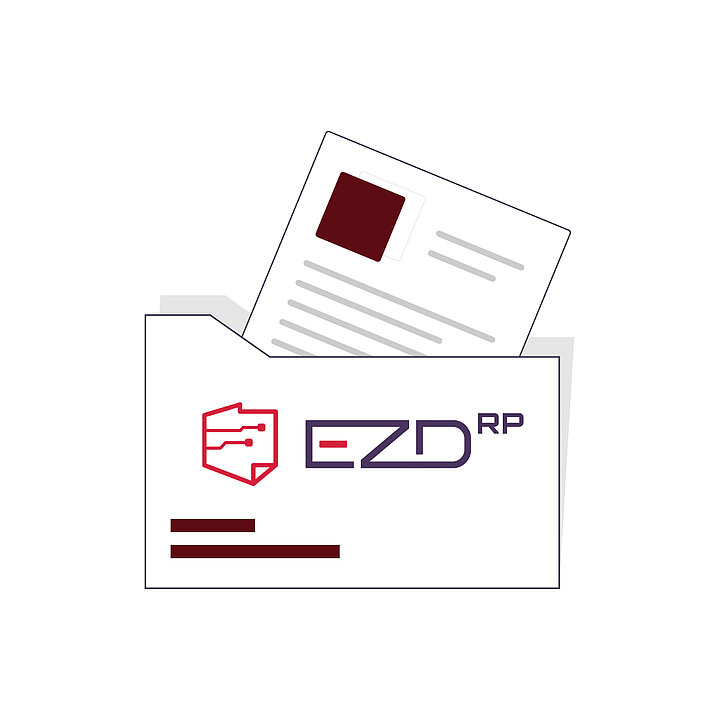 Folder z logo EZD RP
