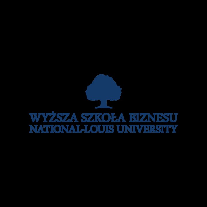 Logo Wyższej Szkoły Biznesu National-Louis University.